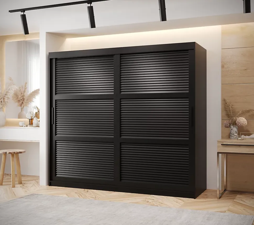 Armoire Zaluzja a portes coulissantes H. 200 x L. 200 x P. 62 2 portes
