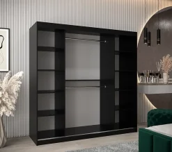 Armoire Zaluzja a portes coulissantes H. 200 x L. 200 x P. 62 2 portes