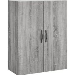Armoires murales 2 pcs sonoma gris bois d'ingénierie vidaXL