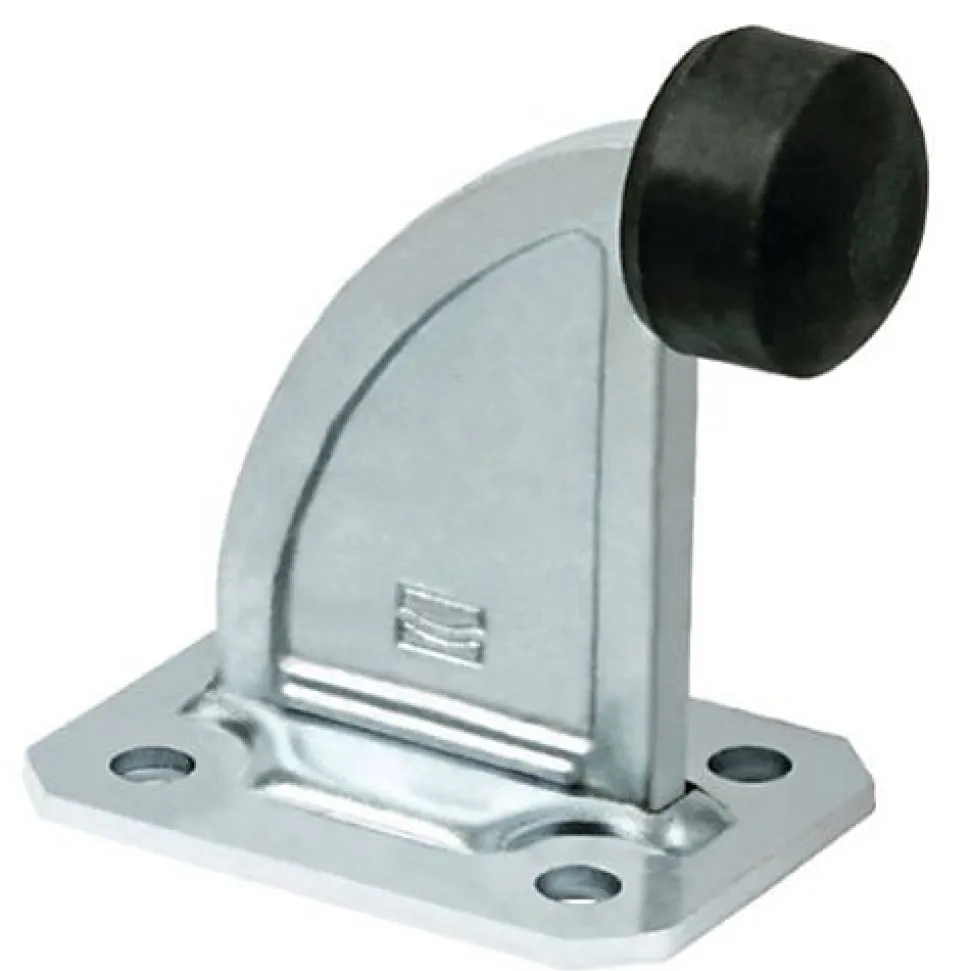 Arrêt de fin de course zingué sur platine à visser 120mm - COMUNELLO - 202G