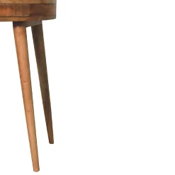 Artisan Furniture Bois massif Odyssey effet chêne console, 1 tiroir, beige