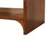 Artisan Furniture Bois massif Newton table de chevet, 1 tiroir et ouvert étagère, marron foncé