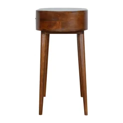 Artisan Furniture Bois massif Albion châtaignier Console, 1 tiroir, marron foncé