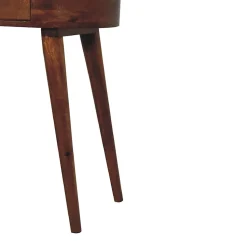 Artisan Furniture Bois massif Mini Albion châtaignier Console, 1 tiroir, marron