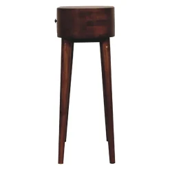 Artisan Furniture Bois massif Mini Albion châtaignier Console, 1 tiroir, marron