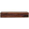 Artisan Furniture Bois massif Lunar 2 tiroir châtaignier console murale, marron