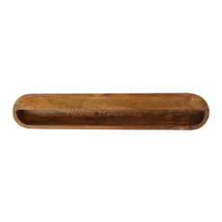 Artisan Furniture Bois massif Floating châtaignier London Console, 2 tiroirs, marron foncé