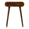 Artisan Furniture Bois massif châtaignier London Mini châtaignier Console, 1 tiroir, marron foncé