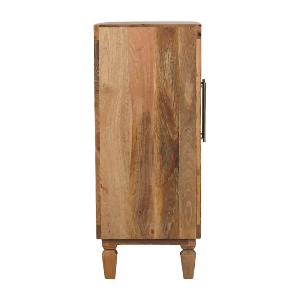 Artisan Furniture Bois massif Marbella meuble, Doors, 2 étagères, marron