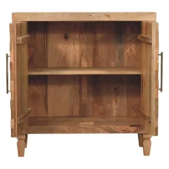 Artisan Furniture Bois massif Marbella meuble, Doors, 2 étagères, marron
