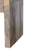 Artisan Furniture Bois massif Mini Darcy effet chêne table de chevet avec courbé Edges, 1 tiroir, marron