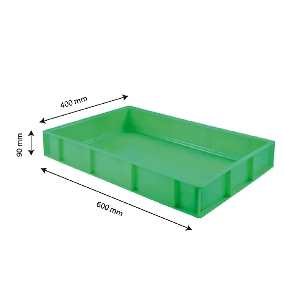 Bac à pâtons 600 x 400 x 90 mm 15 L - vert