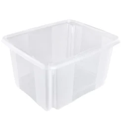 Bac de rangement 24 litres transparent emil Keeeper