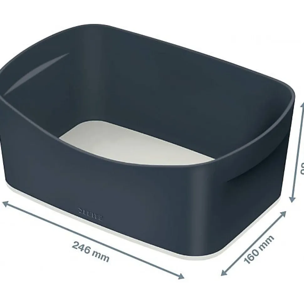 Bac de rangement A5 compatible alimentaire My Box Cosy - Gris