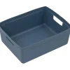Bac de rangement avec poignées 20 litres - Bleu