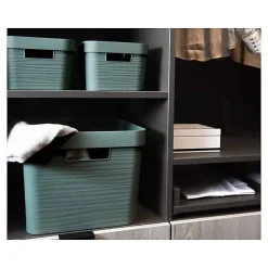 Bac de rangement design 12 litres EDA - Vert