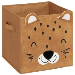 Bac de rangement Joey velours 29x29cm - Atmosphera