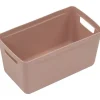 Bac de rangement élégant avec poignées 8 litres - Rose