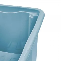 Bac de rangement élégant coloré 15 litres - Bleu