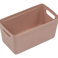 Bac de Rangement moderne avec poignées 5 litres - Rose