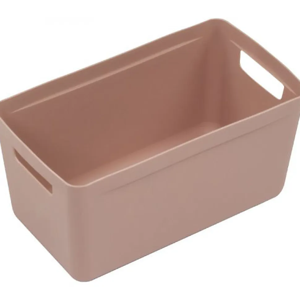 Bac de Rangement moderne avec poignées 5 litres - Rose