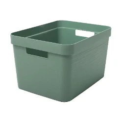 Bac de rangement moderne 18 litres EDA - Vert