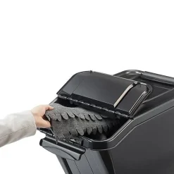 Bac de rangement noir 58 litres avec Couvercle Incliné