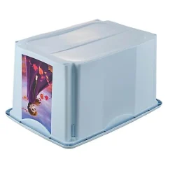 Bac de rangement Reine des Neiges avec couvercle - 45 Litres