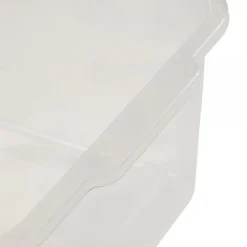 Bac de rangement Transparent empilable 2,8 litres - Naturel