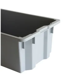 Bac empilable emboîtable 750 x 460 x 310 mm - 70 L - gris