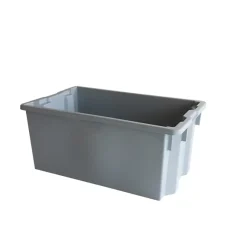 Bac empilable emboîtable 750 x 460 x 310 mm - 70 L - gris