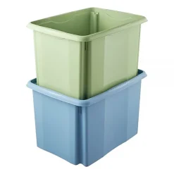 Bac empilable en plastique recyclé 30 litres - Vert