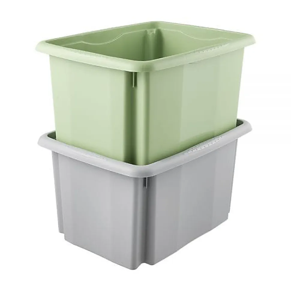 Bac empilable en Plastique Recyclé 15 litres - Vert