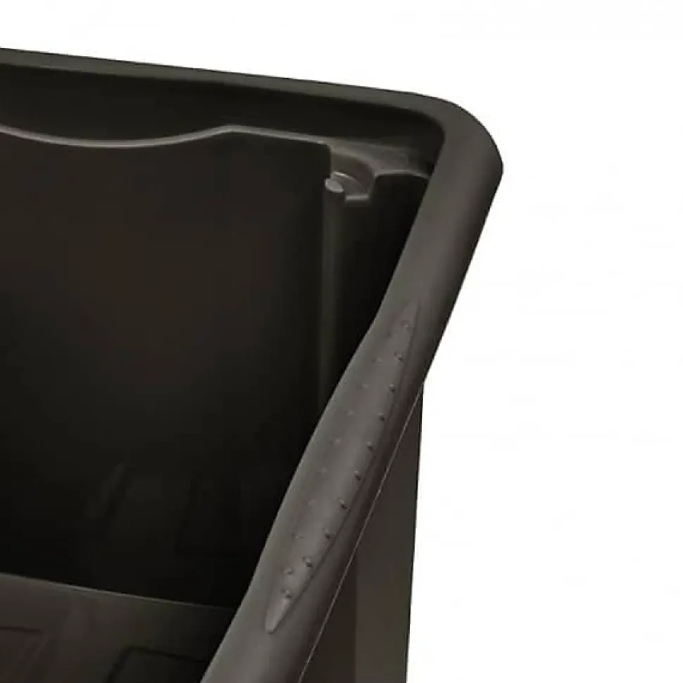 Bac empilable en Plastique Recyclé 15 litres - Noir