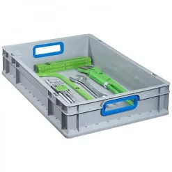 Bac Euro Gerbable 600x400 612 EuroBox Allit - Bleu
