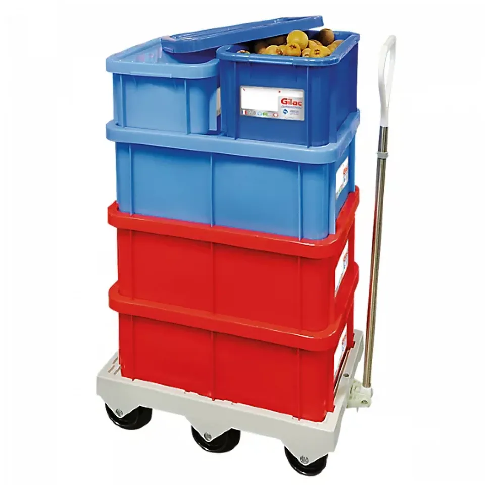 Bac HACCP 35 L rectangulaire + couvercle - rouge