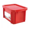 Bac HACCP 15 L rectangulaire + couvercle - rouge
