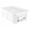 Bac HACCP 35 L rectangulaire + couvercle - blanc