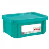 Bac HACCP 12 L rectangulaire + couvercle - vert