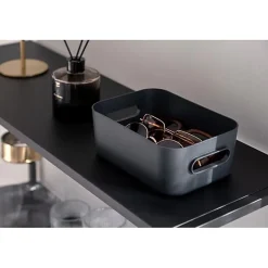 Bac élégant pour Cuisine Salle de Bain S 1,5 l - Gris Foncé