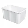 Bac Plastique Alimentaire 600x400x315 55 L blanc