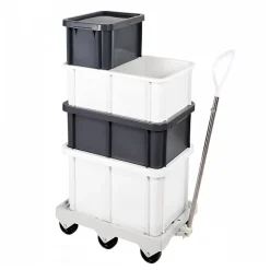 Bac Plastique Alimentaire 600x400x315 55 L blanc