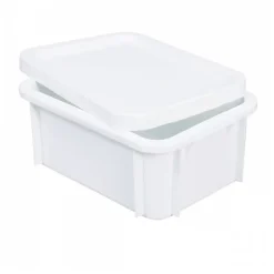 Bac renforcé rectangulaire 400x300x165 12 L blanc