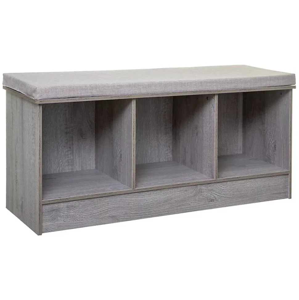 Banc 3 cases Effet chêne gris Mix N' Modul - 5Five