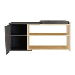 Banc à chaussures 1 porte L104 cm - Fiona