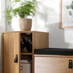 Banc à Chaussures avec 2 Rangement L100 cm - JILL