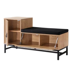 Banc à Chaussures avec 2 Rangement L100 cm - JILL