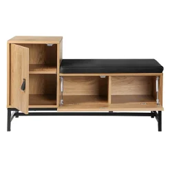 Banc à Chaussures avec 2 Rangement L100 cm - JILL