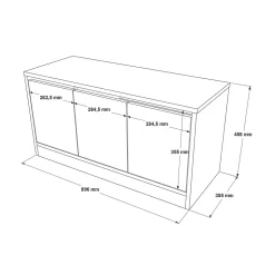 Banc à chaussures Cocos 46x89,5x35,5 Panneau de particules Simili-cuir Blanc Gris Foncé Moderne