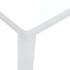 Banc 90 cm blanc bois massif caoutchouc vidaXL